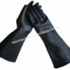 Handschoen MARIGOLD Emperor natuurlatex zwart lengte 61 cm EN 388 EN 374 Ook leverbaar in 45 cm Art.10236 Beschikbaar in maten 9, 10 Type: Marigold