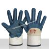 Werkhandschoen met NBR coating en ventilerende rug op jersey voering met canvas kap.EN 388Beschikbaar in maten 10 Merk: nbr nitril handschoenen