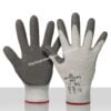 Werkhandschoen SHOWA 451 THERMO zwarte latex. Antislip coating op een acryl gebreide onderhandschoen EN 388 Beschikbaar in maten S, M, L, XL, Type: Showa