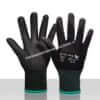 Werkhandschoenendiscounter BULL FLEX PU Nitril coating op een polyamide onderhandschoen.