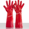 Bullflex PVC Werkhandschoenen Artikelnr. 10376 Gecoate PVC handschoen met een lengte van 45 cm.
